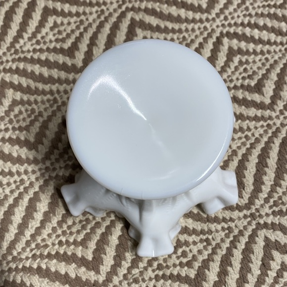 Fenton milk glass comport compote vase candy nut trinket bowl cactus - Picture 4 of 9